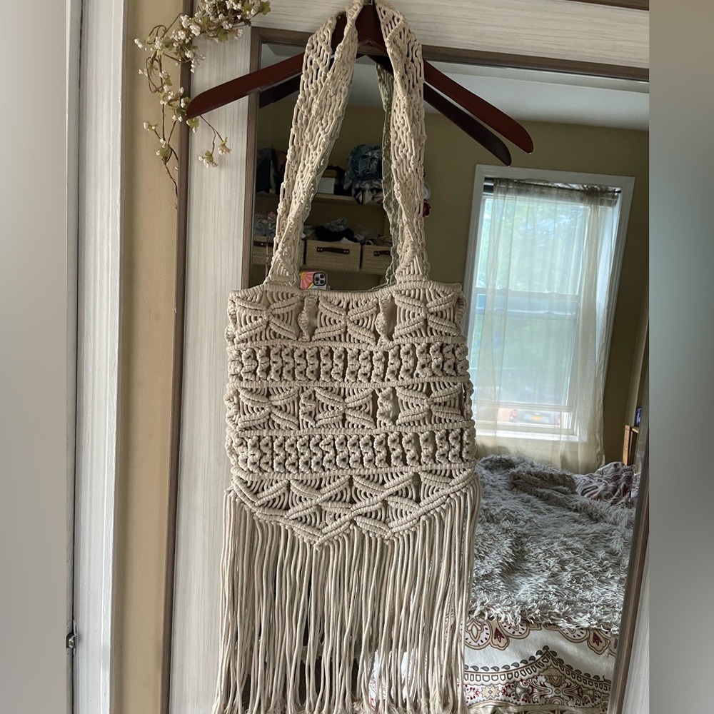 Boho Hippie Macrame Bag